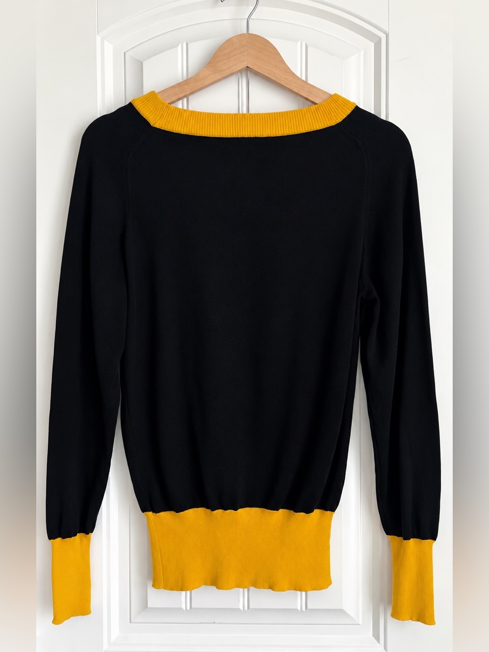 OXKnit 70s Cheetah Jacquard Polo Knit Sweater Small - Picture 3 of 5